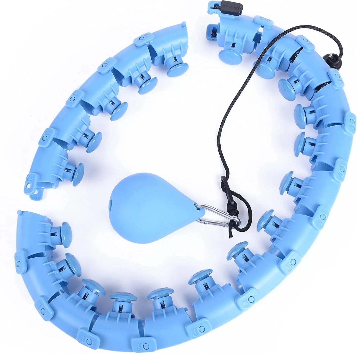 Weighted Hula Hoop β Adjustable Fit Hoop for Weight Loss